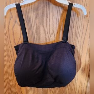 Truekind Strapless Convertible Bra 4XL, Blk, Includes Straps.